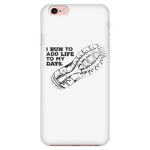 I Run To Add Life To My Days Phone Case (Cotton Summer)